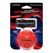 Waboba Pallina Original LED Bounceback Ball (MOONSHINE) Palla con Luce LED al guinzaglio, Super Rimbalzo, per Interni ed Esterni IPER RIMBALZANTE, Giocattolo per saltare ad alte prestazioni per un'estate di divertimento senza fine (RED)