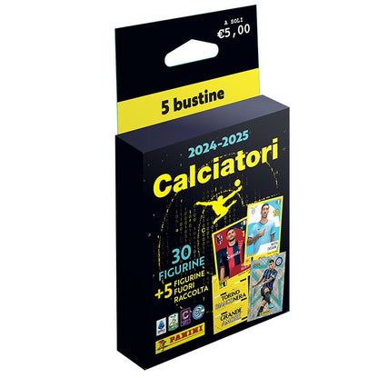 CALCIATORI PANINI 2024-2025 ECO BLISTER PACK DI 5 BUSTINE (35 FIGURINE) SERIE A