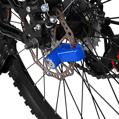 BLOCCA DISCO RUOTA LUCCHETTO IN ACCIAIO PER LA MOTO SCOOTER BICI ANTIFURTO