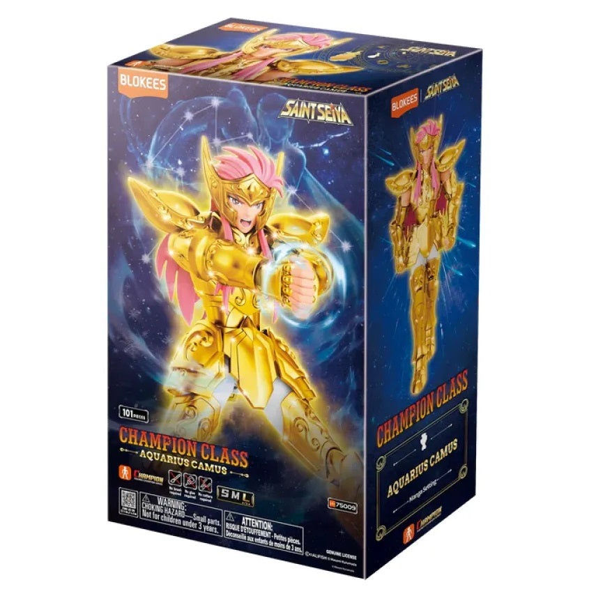 Blokees Saint Seiya Champion Class (Aquarius Camus) Figure Cavalieri Zodiaco 75009