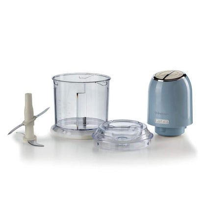 ARIETE TRITATUTTO VERTICALE 0438 VINTAGE 2 VELOCITÀ LAME ACCIAIO 600ML 400W BLU