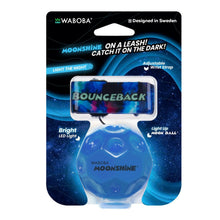 Waboba Pallina Original LED Bounceback Ball (MOONSHINE) Palla con Luce LED al guinzaglio, Super Rimbalzo, per Interni ed Esterni IPER RIMBALZANTE, Giocattolo per saltare ad alte prestazioni per un'estate di divertimento senza fine (BLU)