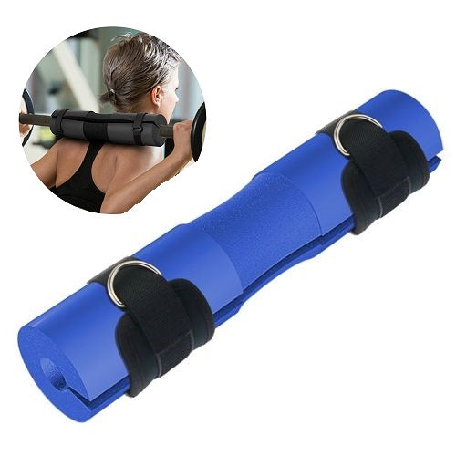 Hb Cuscino Per Bilanciere Imbottitura Manicotto Squat Protezione Imbottito Blu