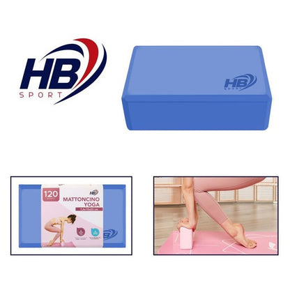 Mattoncino Yoga Schiuma Blocchi Per Esercizio Fitness Pilates Mattonella | Blu