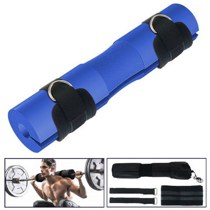 Hb Cuscino Per Bilanciere Imbottitura Manicotto Squat Protezione Imbottito Blu