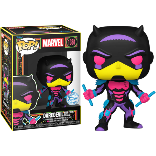 Funko Pop Marvel: Daredevil (1361) Fall From Grace (Blacklight) (Exclusive) 9 Cm