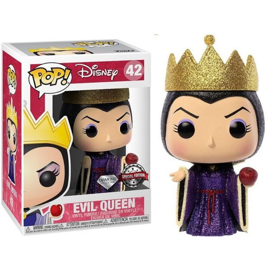 Funko Pop ! Animation Disney - (42) Evil Queen W/ Apple Special Diamond Glitter