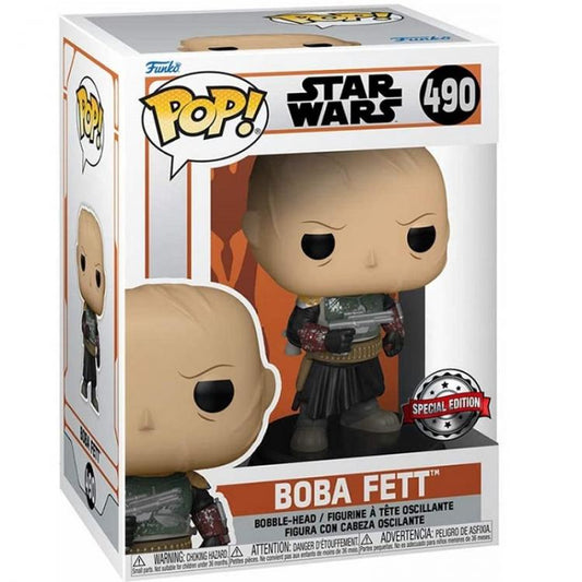Funko Pop ! Star Wars Mandalorian - Boba Fett (490) Special Edition Vinyl Figure