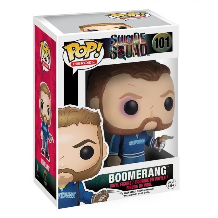 Funko Pop ! Heroes Suicide Squad - Boomerang (101) Vinyl Figure Da Collezione