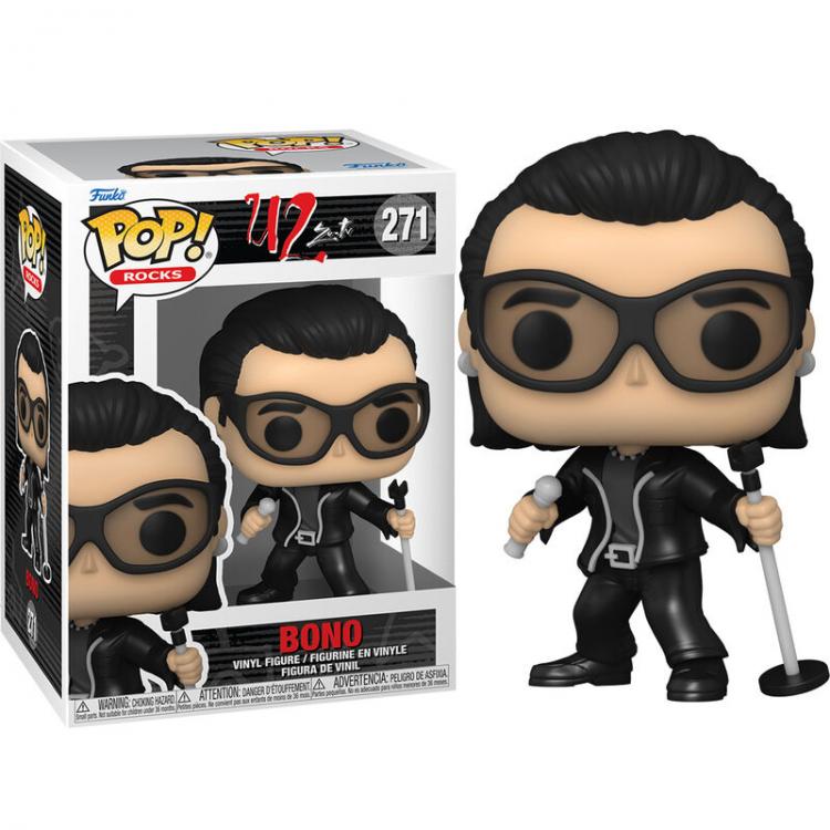 Funko Pop ! Rocks U2 Zoo Tv - Bono (271) Paul David Hewson Vinyl Band Rock Music
