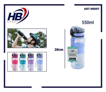 BORRACCIA PLASTICA 550ML CANNUCCIA/BECCUCCIO PER BAMBINI SCUOLA SPORT PALESTRA