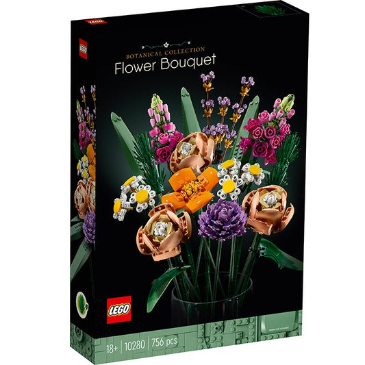 Lego - Icons Creator Expert Flowers Bouquet Mazzo Fascio Fiori Costruzione 822Pz