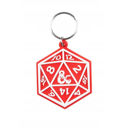 Pyramid Portachiavi Dungeons & Dragons (Dice) - Keychain In Gomma