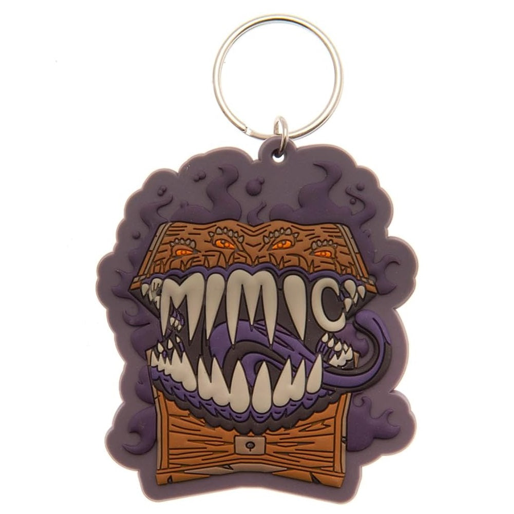 Pyramid Portachiavi Dungeons & Dragons (Mimic) - Keychain In Gomma