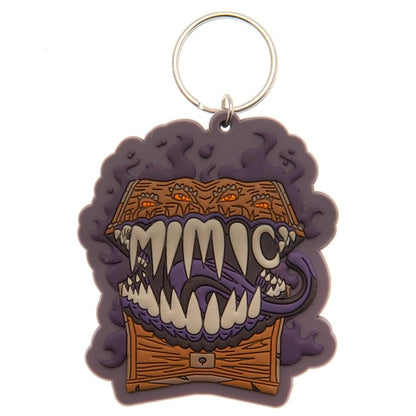 Pyramid Portachiavi Dungeons & Dragons (Mimic) - Keychain In Gomma