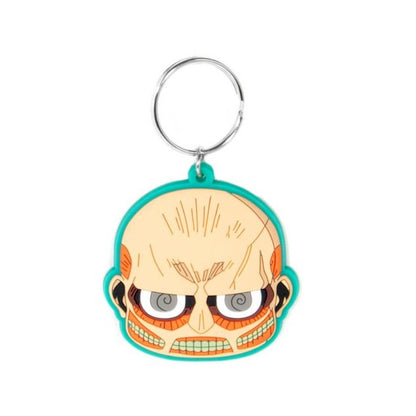 Pyramid Portachiavi Attack on Titans (Titan Head) - Keychain In Gomma