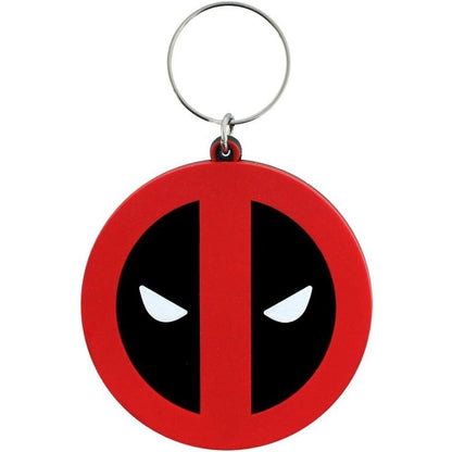 Pyramid Portachiavi Marvel (Deadpool) - Keychain In Gomma Face