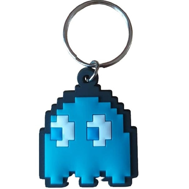 Pyramid Portachiavi Pacman (Blue Ghost) - Keychain In Gomma
