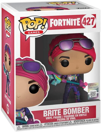 Funko Pop ! Games Fortnite Brite Bomber (427) Vinyl Figure Statua Da Collezione