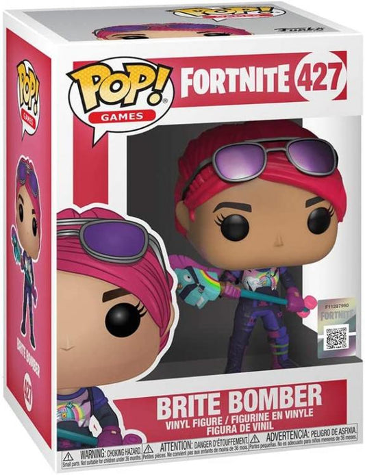 Funko Pop ! Games Fortnite Brite Bomber (427) Vinyl Figure Statua Da Collezione