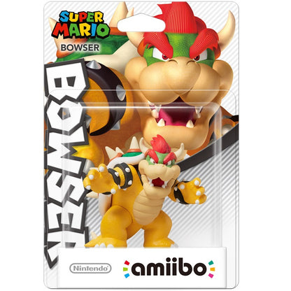 AMIIBO NINTENDO SUPER MARIO - BOWSER - STATUA COLLEZIONE SMASH BROS FIGURE