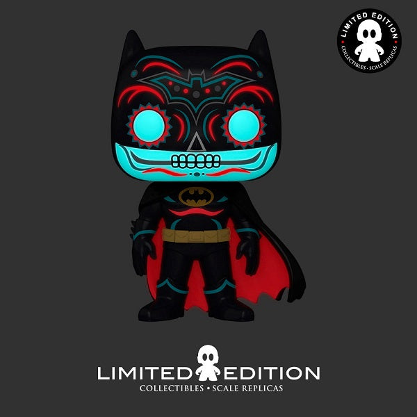 Funko Pop ! Dia De Los Dc Super Heroes - (409) Batman Gitd Special Edition Glow