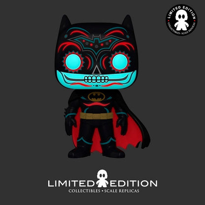 Funko Pop ! Dia De Los Dc Super Heroes - (409) Batman Gitd Special Edition Glow