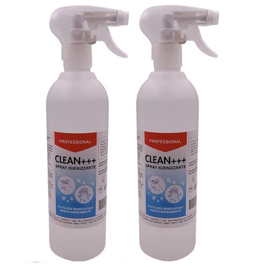 Professional Clean++ Spray Igienizzante 750Ml X2 Ambienti Casa Tessuti Superfici