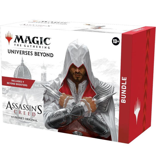 Magic Assassins Creed The Gathering Bundle Beyond Booster 9 Buste +Accessori Eng