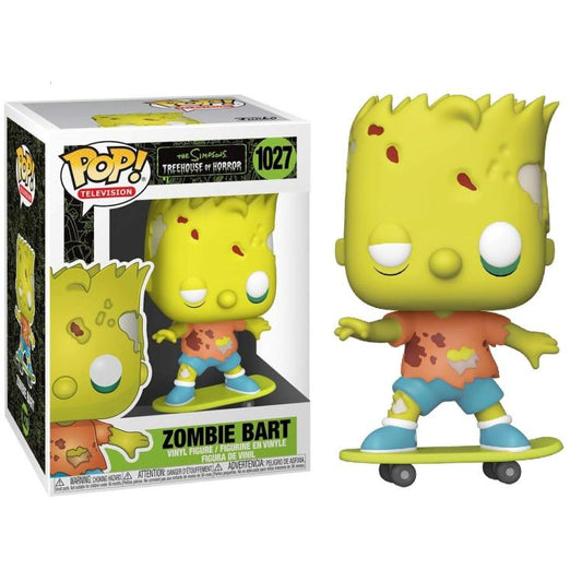 Funko Pop ! Tv The Simpson Threehouse Horror - (1027) Zombie Bart Figure