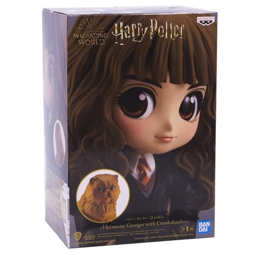 Banpresto Q Posket Harry Potter Hermione Granger With Crookshanks Statua 14cm
