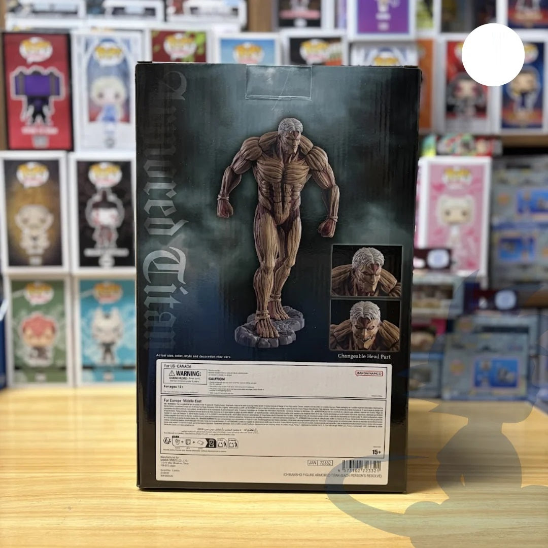 Bandai - Attack On Titan: Final Season (Armored Titan) Heaven - MEGAIMPACT - Banpresto Ichibansho - Figure  30 cm