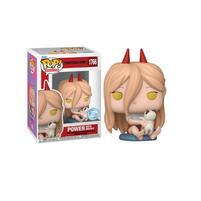 Funko Pop ! Retro Toys - Chainsaw Man (1766) Power with Meowy Vinyl 9 Cm Funko