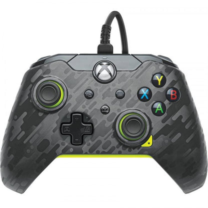 Pdp Eletric Carbon Wired Controller Xbox One Series X Verde Nero Joystick Filo