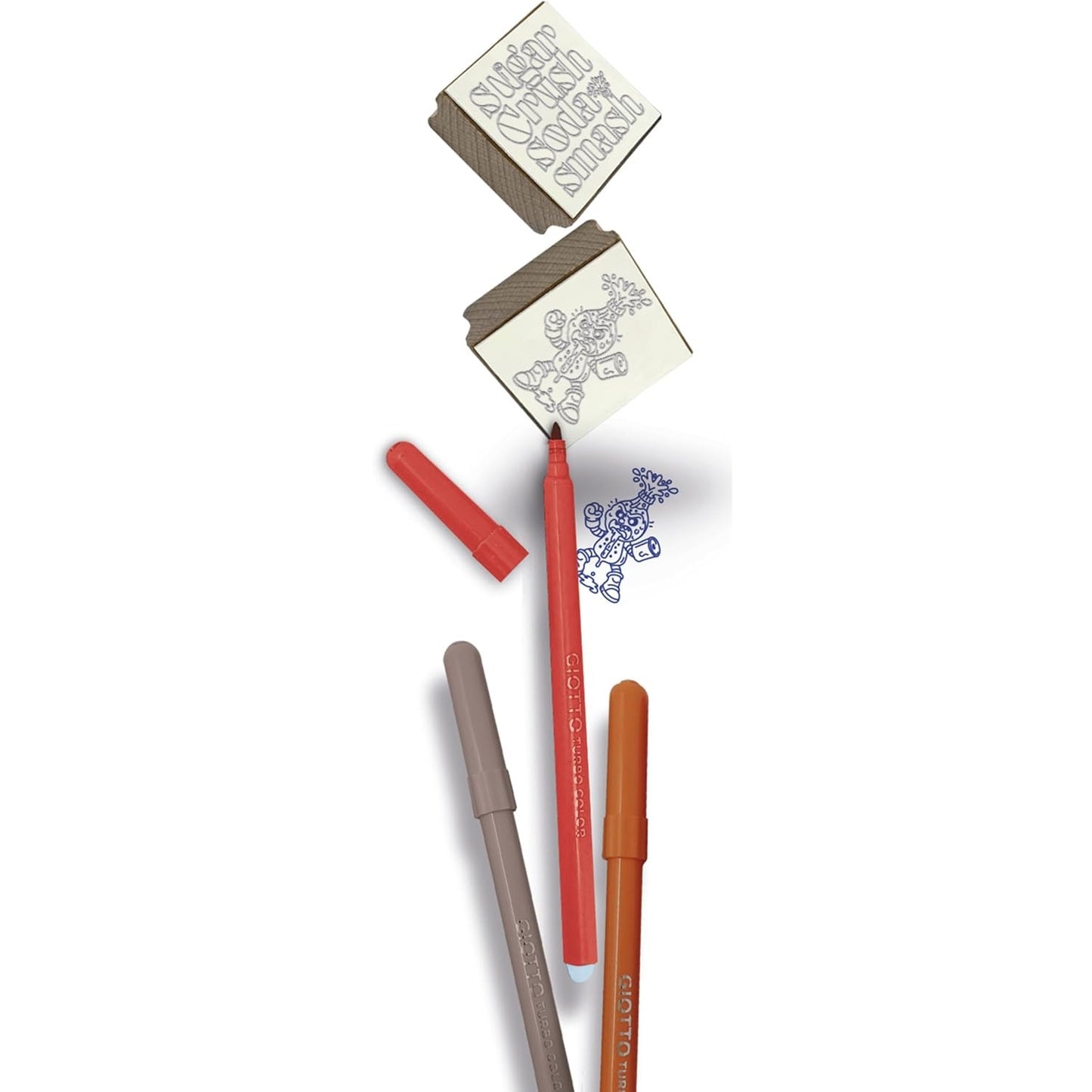 The Ultimate BRAINROT - Colors & Funky Stamps Pennerelli (THE COLA HAMMER) 3+ Giotto Fila Made in Italy Set Regalo Bambini Natale Pasqua