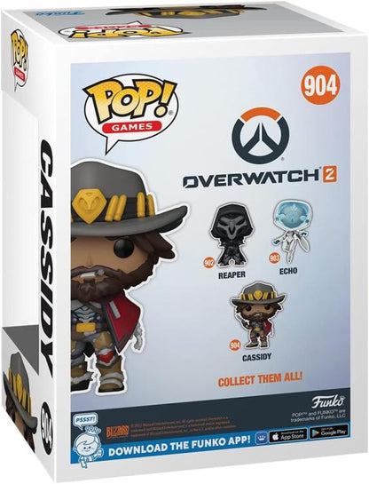 Funko Pop ! Games - Overwatch 2 - (904) Cassidy - Vinyl Figure Videogioco 9Cm