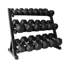 Hb Rastrelliera 3 Livelli Supporto Rack Porta Manubri Pesi Palestra Espositore