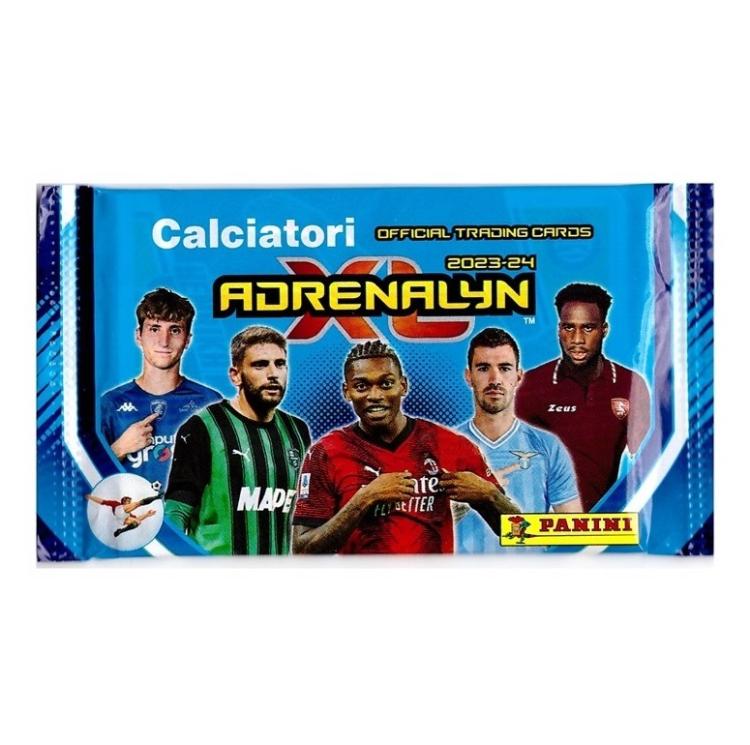 CALCIATORI PANINI ADRENALYN XL 2023-2024 MEGA PACK ALBUM + 5 BUSTINE 30 CARD