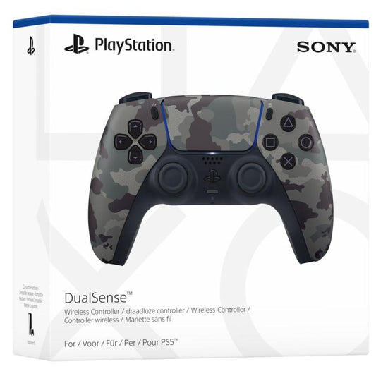 Sony Controller Dualsense Playstation 5 Wireless Grey Camo Pad Ps5 Militare