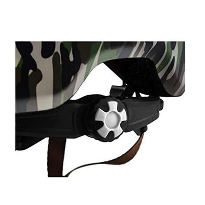The One Casco Unisex Protezione Bici Con Luce Led Posteriore Camouflage Green