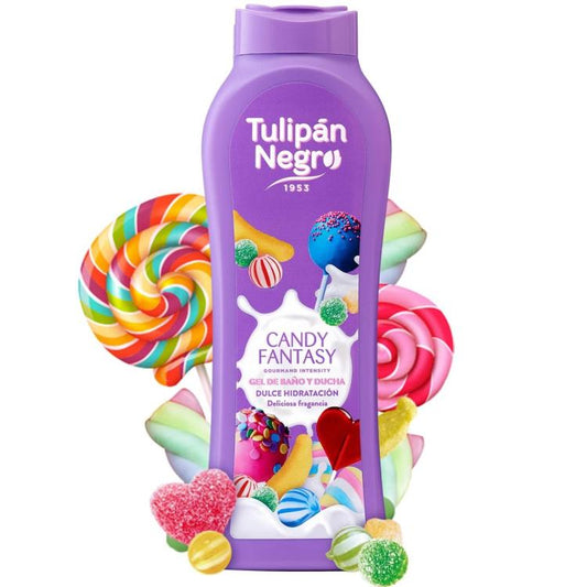 Tulipan Negro Shower Gel Bagno Doccia Candy Fantasy Bagnoschiuma Caramelle 650Ml