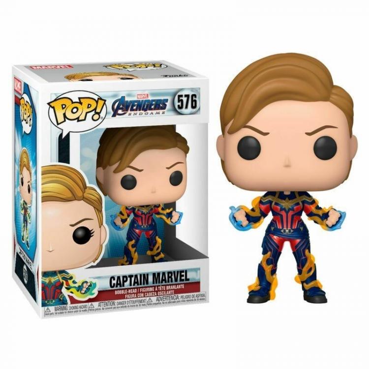Funko Pop ! Avengers Endgame - Captain Marvel (576) Vinyl Action Figure Girl