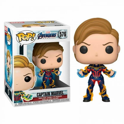 Funko Pop ! Avengers Endgame - Captain Marvel (576) Vinyl Action Figure Girl