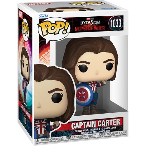 Funko Pop ! Marvel Studios Doctor Strange 2 - Captain Carter (1033) Vinyl Figure