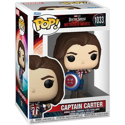 Funko Pop ! Marvel Studios Doctor Strange 2 - Captain Carter (1033) Vinyl Figure