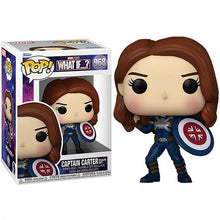 Funko Pop ! Marvel Studios What If..? - Captain Carter (968) Stealth Bobble-Head
