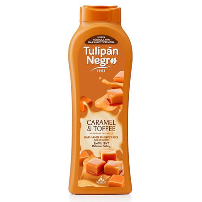 Tulipan Negro Shower Gel Bagno Doccia (Caramello & Toffee) Bagnoschiuma 650Ml