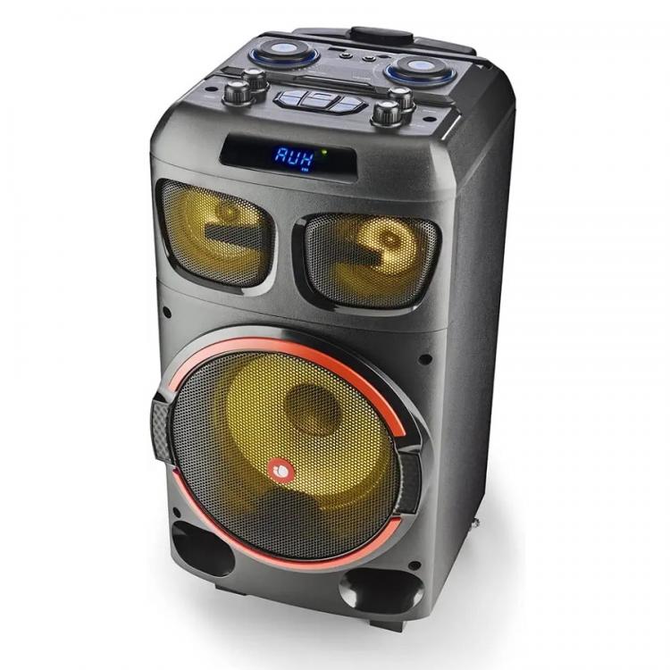 Ngs Cassa Amplificata Trolley Speaker Bluetooth Microfono Karaoke Wild Dub Zero