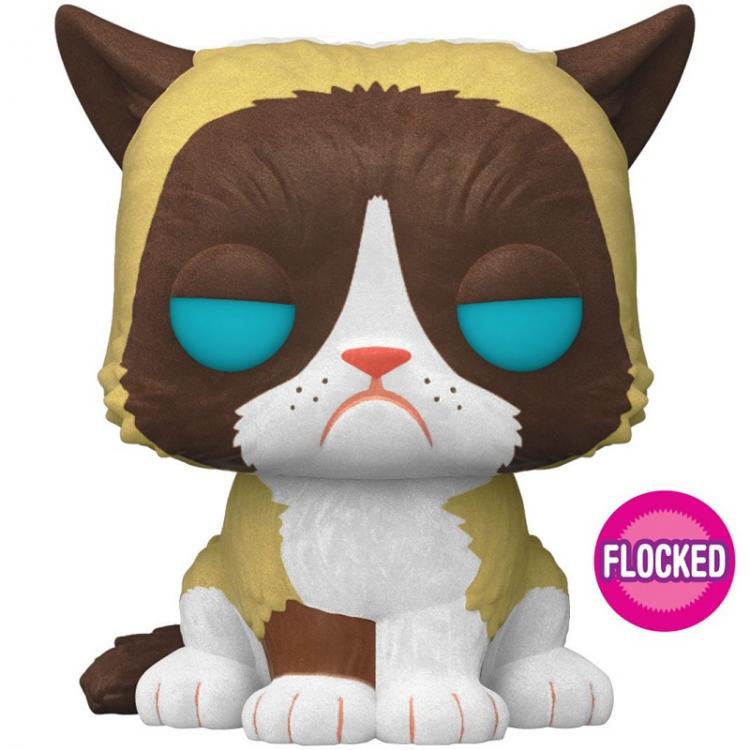 Funko Pop ! Icons Grumpy Cat - Grumpy Cat (60) Flocked Exclusive Vinyl Figure