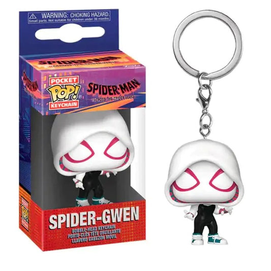 Funko Keychain ! Pocket - Spider-Man - Spider-Gwen Vinyl Figure 4Cm Portachiavi